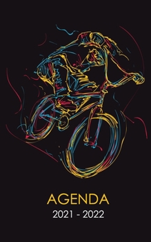 Paperback Agenda 2021 - 2022: Schulagenda oder Studentenplaner BMX sehr cool für studenten oder Schüler für die Schule, Universität, oder Ausbildung [German] Book