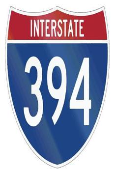 Paperback Interstate 394: 6x9 College Ruled Line Paper 150 Pages Book