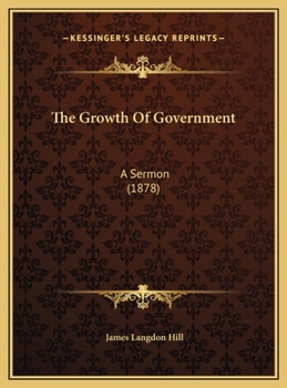 The Growth Of Government: A Sermon