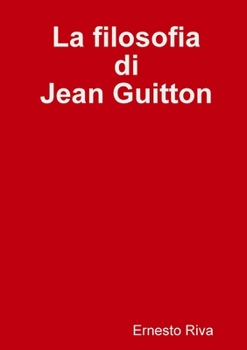 Paperback La filosofia di Jean Guitton [Italian] Book