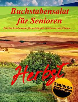 Paperback Buchstabensalat für Senioren: Thema Herbst [German] Book