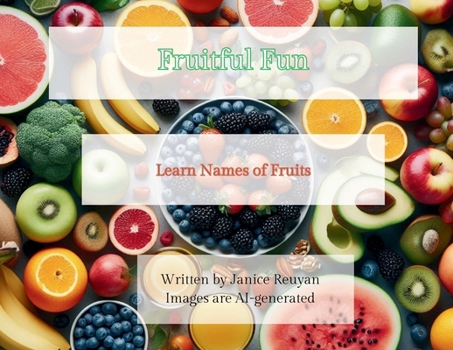 Paperback Fruitful Fun: Learn Names of Fruits [Large Print] Book