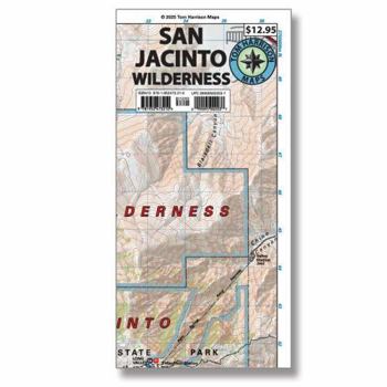 Map San Jacinto Wilderness, California Topographic Hiking Map Book