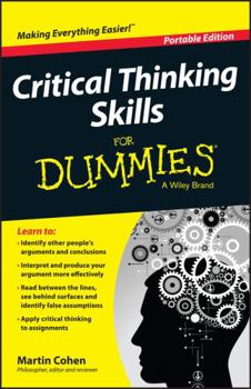 Paperback Critical Thinking Skills for Dummies Book