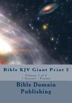 Paperback Bible KJV Giant Print 2 [Large Print] Book