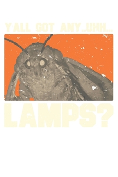 Paperback Moths Lamp: Unlined / Plain Moths Notebook / Journal Sketchbook Gift - Large ( 6 x 9 inches ) - 120 Pages -- Softcover Book