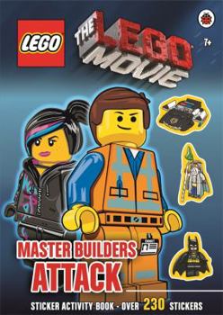 Paperback The Lego Movie: Master Builders Attack Sticker Book