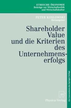 Paperback Shareholder Value Und Die Kriterien Des Unternehmenserfolgs [German] Book