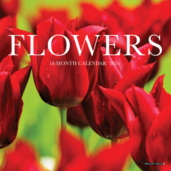 Mini-Disc Flowers 2026 Mini Wall Calendar Book