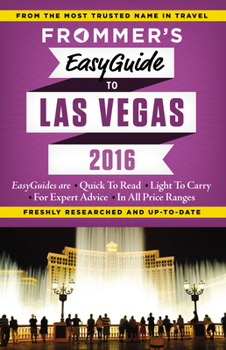 Paperback Frommer's EasyGuide to Las Vegas 2016 Book