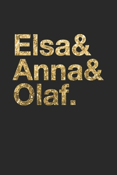 Paperback Elsa & Anna & Olaf. Book