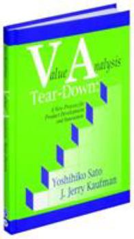 Hardcover Value Analysis Tear-Down: A New Process for Product Development and Innovation Book