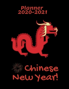 2020 year of the rat Calendar Planner - Chinese Happy new year: Weekly and Monthly calendar 2020 2021  , Pretty gifts for men women  greeting Journal Organizer , Track your goals