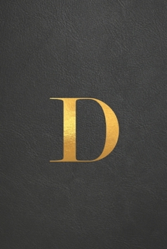 Paperback D: Executive Monogram Initial Journal (Vintage Leather Look Personalized Letter Notebooks) Book