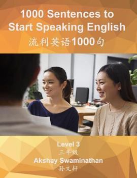 Paperback 1000 Sentences to Start Speaking English: Level 3 Book