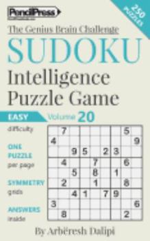 Paperback Sudoku Puzzle Books Volume 20. Easy. Sudoku Intelligence Puzzle Game Book