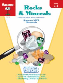 Paperback Rocks & minerals: Grades 1-3 (Investigating science series) Book