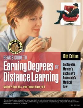 Paperback Bears Guide to Earning Degrees by Distance Learning Book