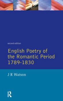 Hardcover English Poetry of the Romantic Period 1789-1830 Book