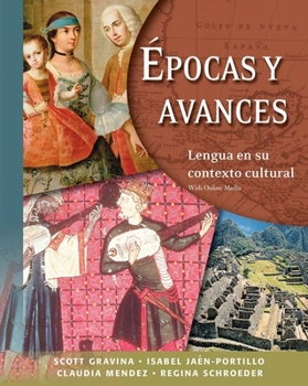 Paperback Epocas Y Avances [Student Text]: Lengua En Su Contexto Cultural: With Online Media Book