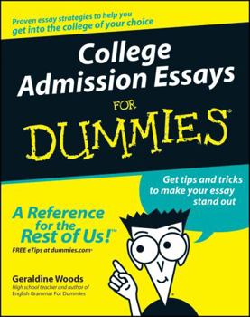 Paperback College Admission Essays for Dummies Book
