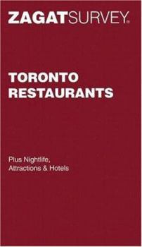 Paperback Zagat Survey Toronto Restaurants Pocket Guide (Zagatsurvey) Book