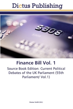 Paperback Finance Bill Vol. 1 Book