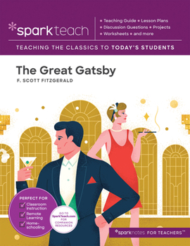 Paperback Sparkteach: The Great Gatsby: Volume 21 Book