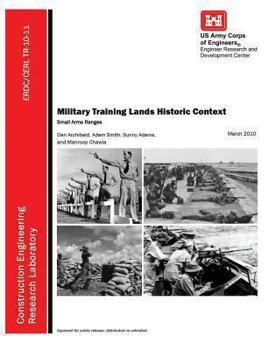 Paperback Military Training Lands Historic Context: Small Arms Ranges Book