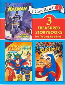 Hardcover 3 Treasured StoryBooks for Young Readers! - I Am Batman, I Am Superman, Meet The Justice League Book