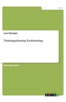 Paperback Trainingsplanung Krafttraining [German] Book