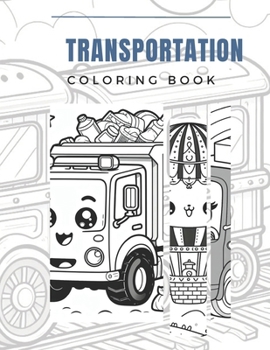 Paperback Transportation Coloring Book