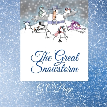 Paperback The Great Snowstorm [Large Print] Book