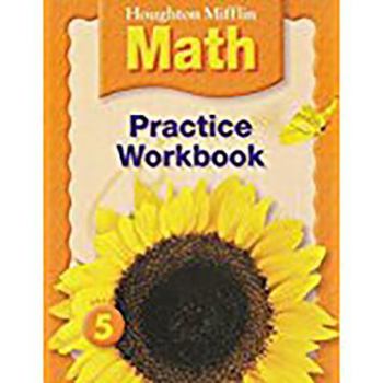 Paperback Houghton Mifflin Math (C) 2005: Practice Workbook Grade 5 Book