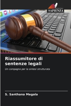 Paperback Riassumitore di sentenze legali [Italian] Book