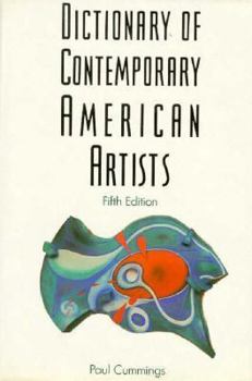 Hardcover Dictionary of Contemporary American Artists Book