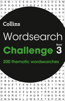 Paperback Wordsearch Challenge book 3: 200 Themed Wordsearch Puzzles Book