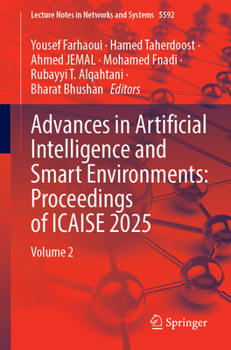 Paperback Advances in Artificial Intelligence and Smart Environments: Proceedings of Icaise 2025: Volume 2 Book