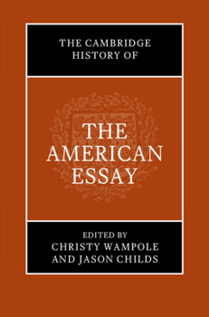 Hardcover The Cambridge History of the American Essay Book