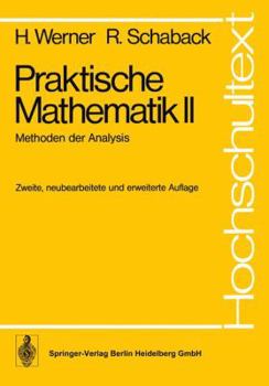 Paperback Praktische Mathematik II: Methoden Der Analysis [German] Book