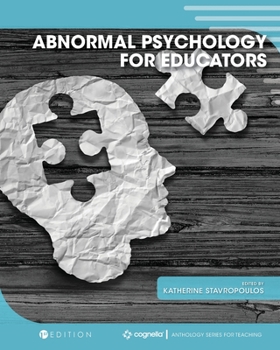 Paperback Abnormal Psychology for Educators Book