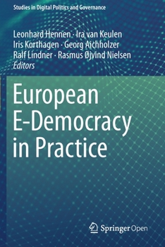 Paperback European E-Democracy in Practice Book