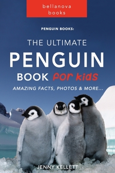 Paperback Penguin Books: The Ultimate Penguin Book for Kids: 100+ Amazing Penguin Facts, Photos, Quiz and BONUS Word Search Puzzle Book