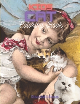 Paperback Kids Cat Coloring Book: Funny and enjoyable Cat coloring book for kids Book