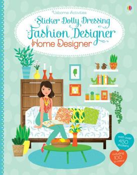 Paperback Sticker Dolly Dressing Fashion Designer Home Designer Book