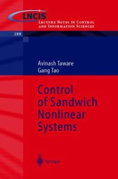 Paperback Control of Sandwich Nonlinear Systems Book