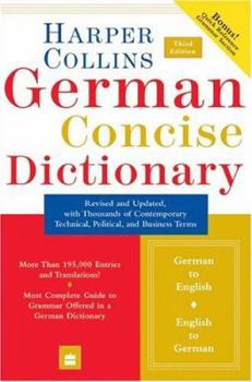 Paperback Collins German Concise Dictionary, 3e (HarperCollins Concise Dictionaries) Book