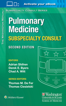 Paperback The Washington Manual Pulmonary Medicine Subspecialty Consult Book
