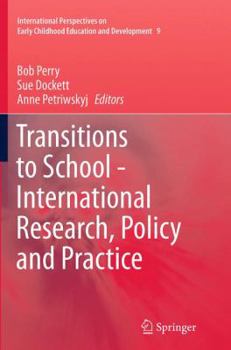 Paperback Transitions to School - International Research, Policy and Practice Book