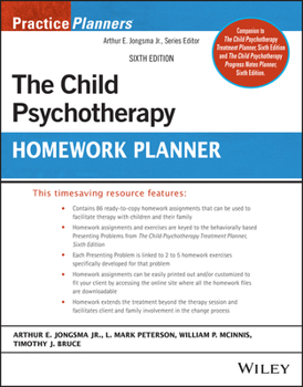 Paperback Child Psychotherapy Homework Planner Book